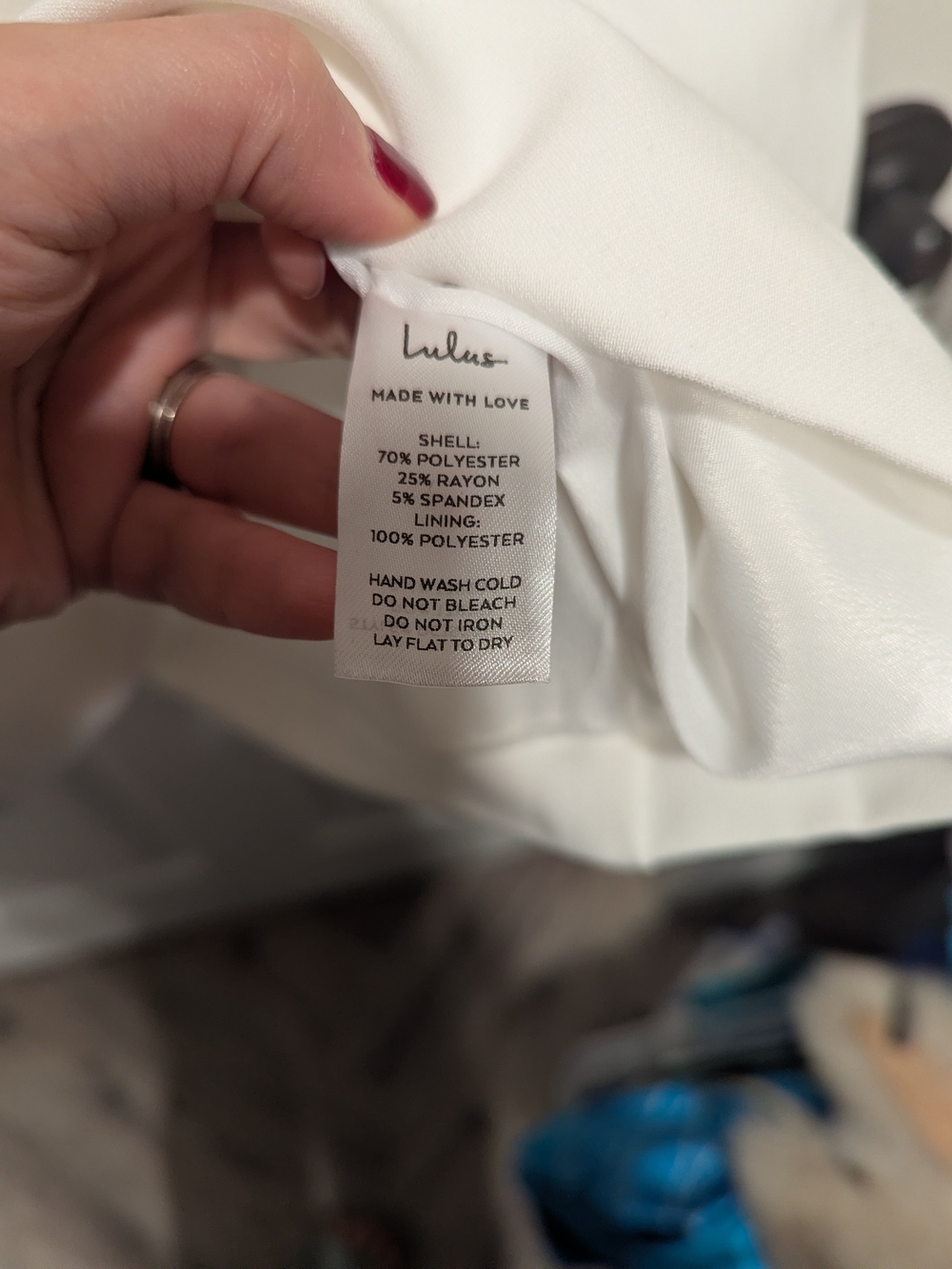 Lulu's White One-Shoulder Ruffle Sheath Dress - Picture 7 of 7